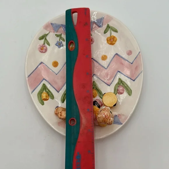 Vintage Fitz And Floyd Girl Bunny Platter - Picture 16 of 16